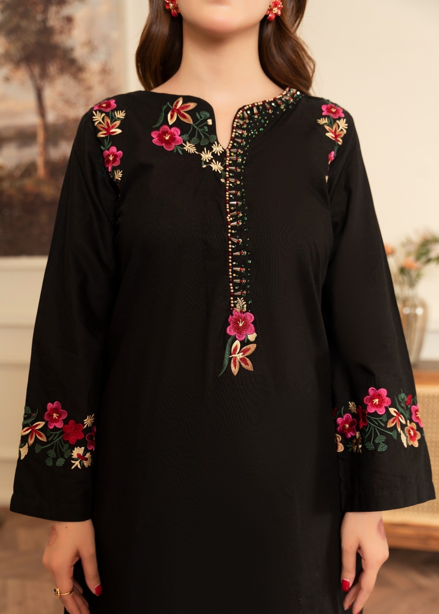 Sahibas By Mirza Kriti Black Women 3pcs