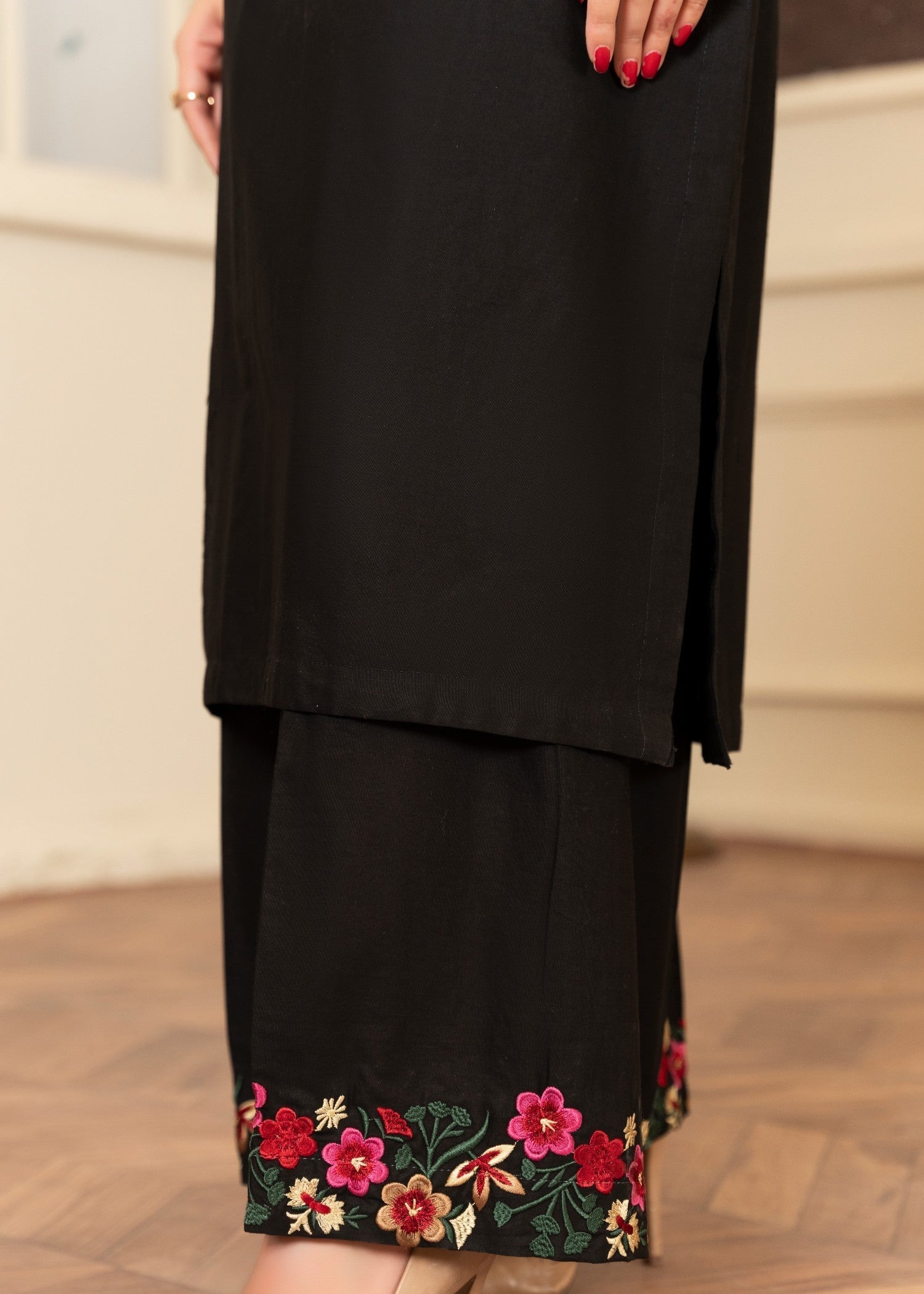 Sahibas By Mirza Kriti Black Women 3pcs