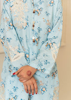 Sahibas By Mirza Sanwal Blue Women 3pcs