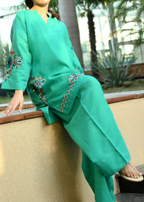 Lapret Flamingo Turquoise Set Women 2pcs