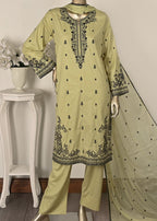 Khombi Image BZ 193 Spring Bud Daily/Basic Wear Cotton Embroidered Dress Women 3pcs