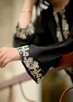 Ayesha Mubariz Noir Karandi Black Embroidered Pret (AM022) Women 2pcs