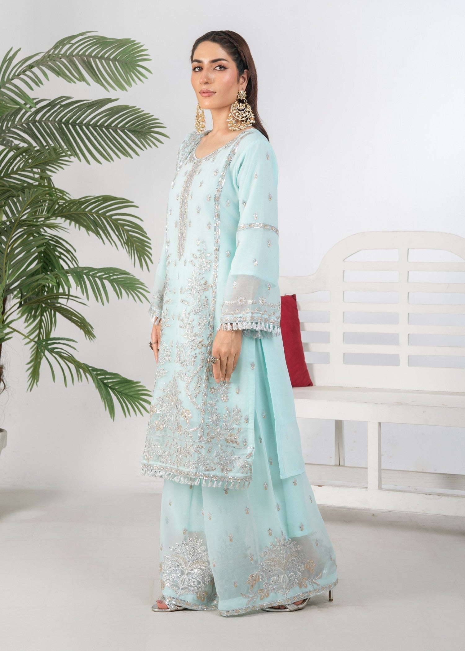 Four Season Boutique AFSHEEN ICEBLUE Women 3pcs