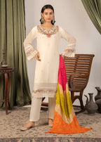 Four Season Boutique SHIBRA CHIFFON CREAM Women 3pcs