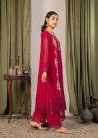 Four Season Boutique NOOR MEHAL HOTPINK Women 3pcs