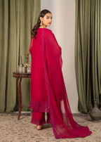 Four Season Boutique NOOR MEHAL HOTPINK Women 3pcs
