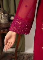 Four Season Boutique NOOR MEHAL HOTPINK Women 3pcs