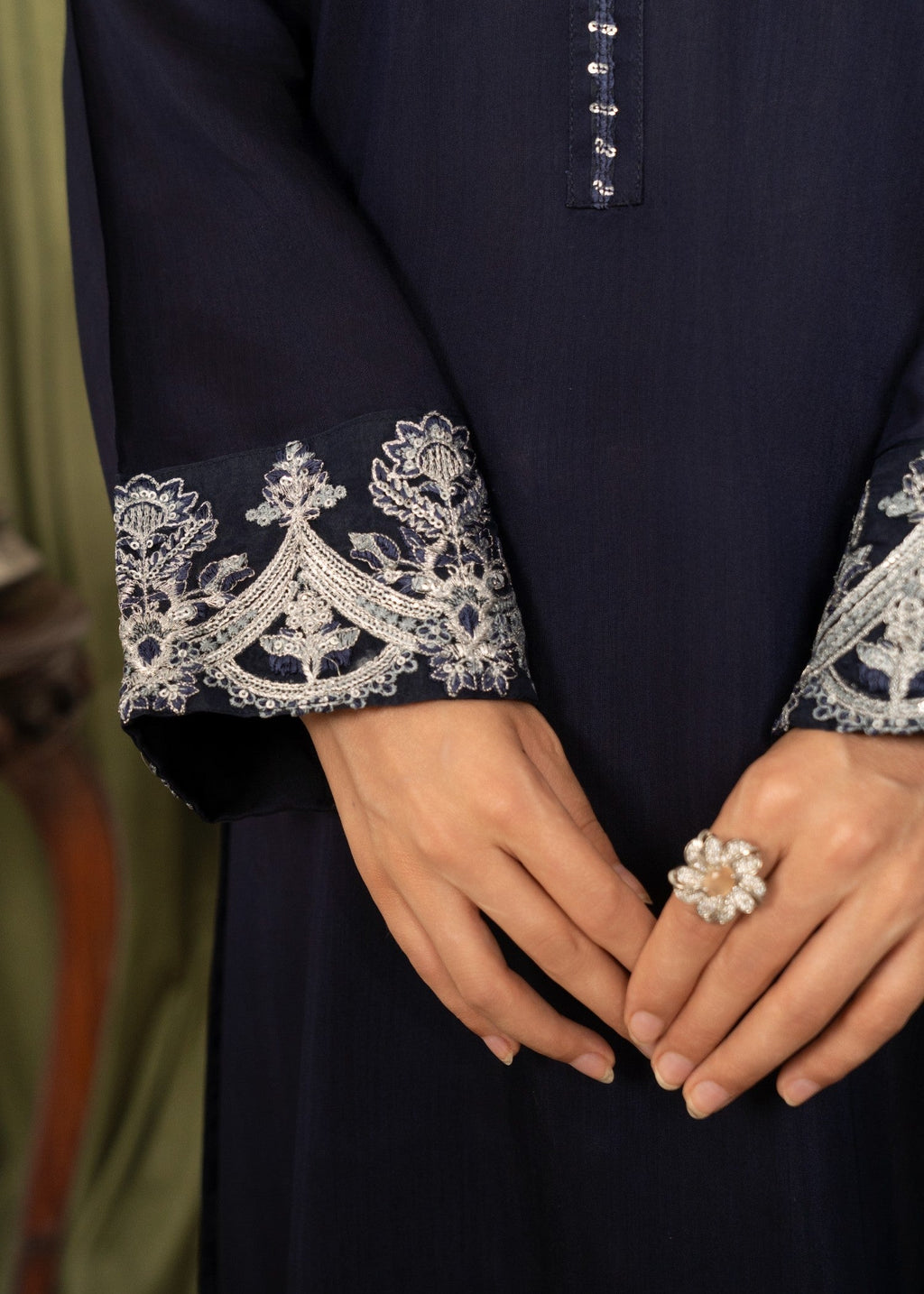 Yolo Pret Embroidered Silk Viscose FATAH F25 0017 Women 3pcs