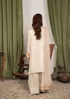 Yolo Pret Embroidered Raw Silk with Farshi Shalwar FATAH F25 0022 Women 3pcs