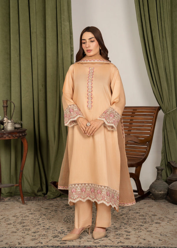 Yolo Pret Embroidered Silk Viscose FATAH F25 0019 Women 3pcs