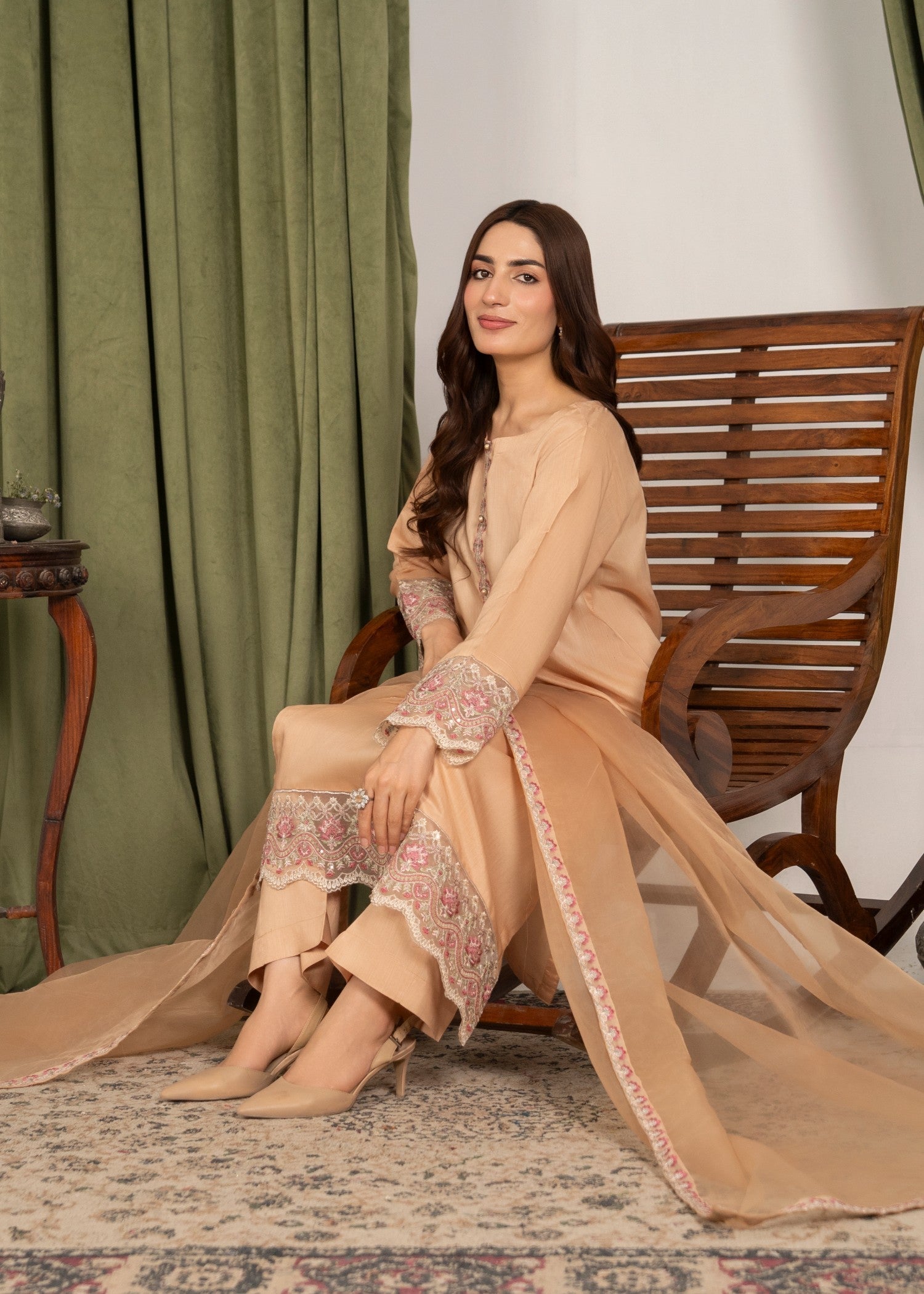 Yolo Pret Embroidered Silk Viscose FATAH F25 0019 Women 3pcs