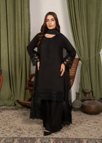 Yolo Pret Embroidered Silk Viscose with Farshi Shalwar FATAH F25 0018 Women 3pcs