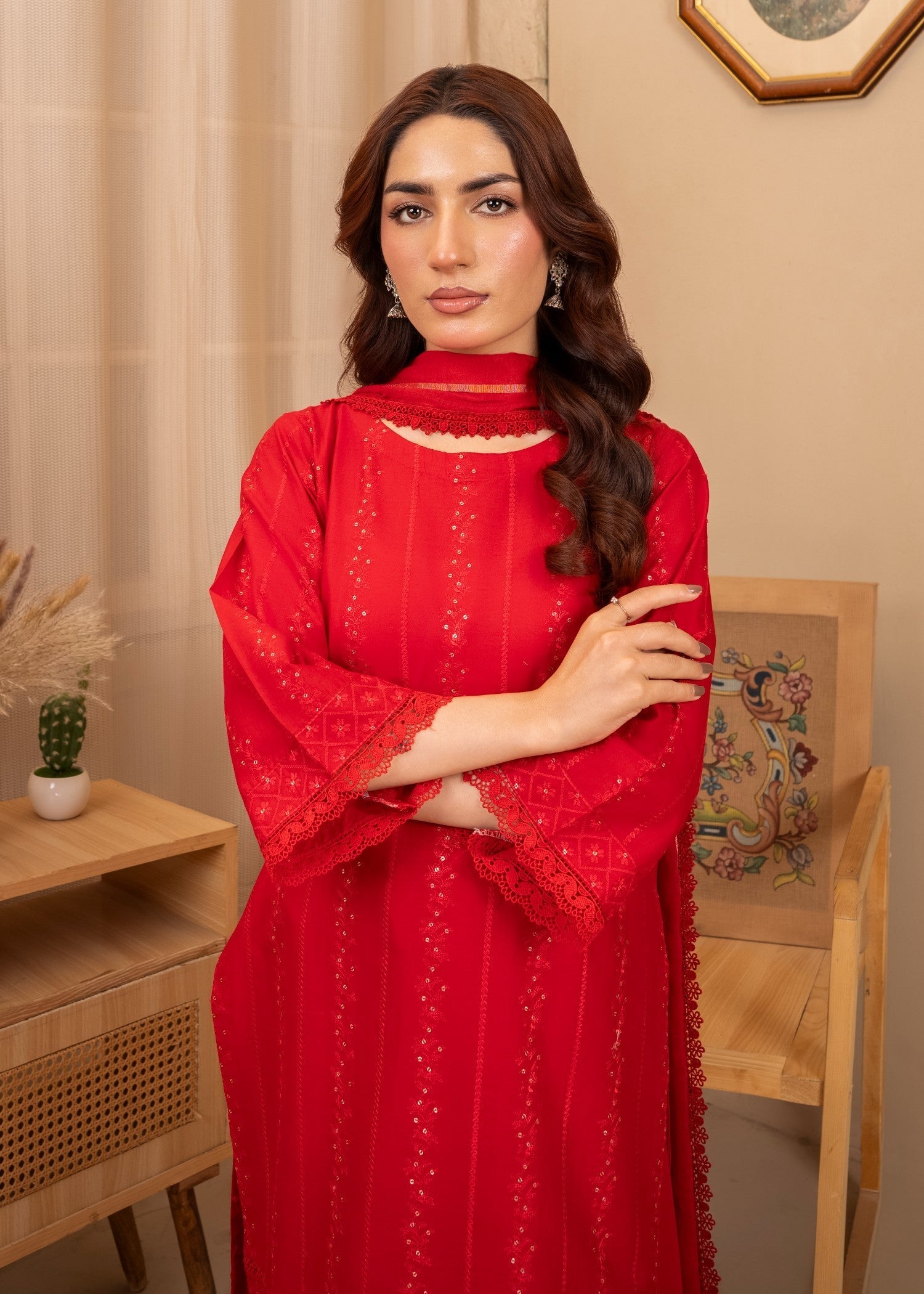Motif red Women 3pcs