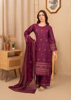 Motif Purple Women 3pcs