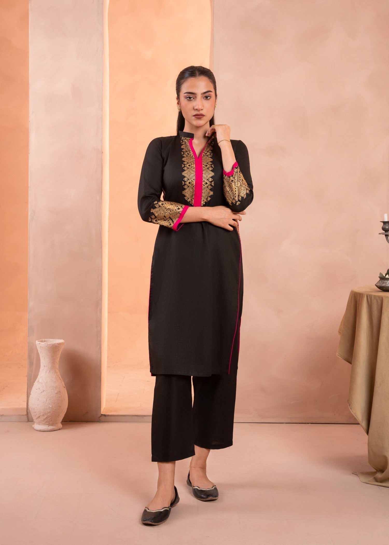 Zeekstore Printed Set D106 Women 2pcs