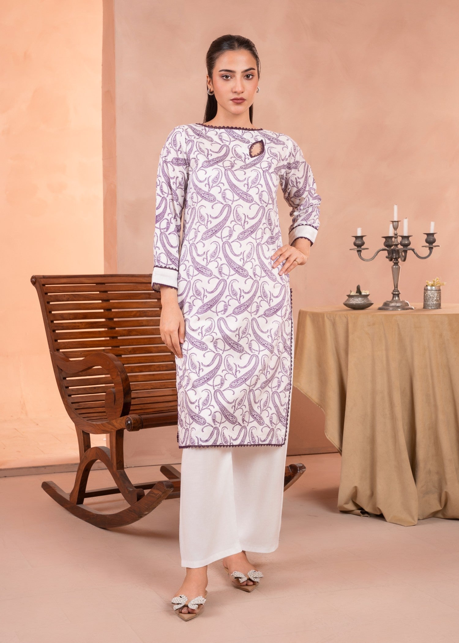 Zeekstore Printed Set D100 Women 2pcs