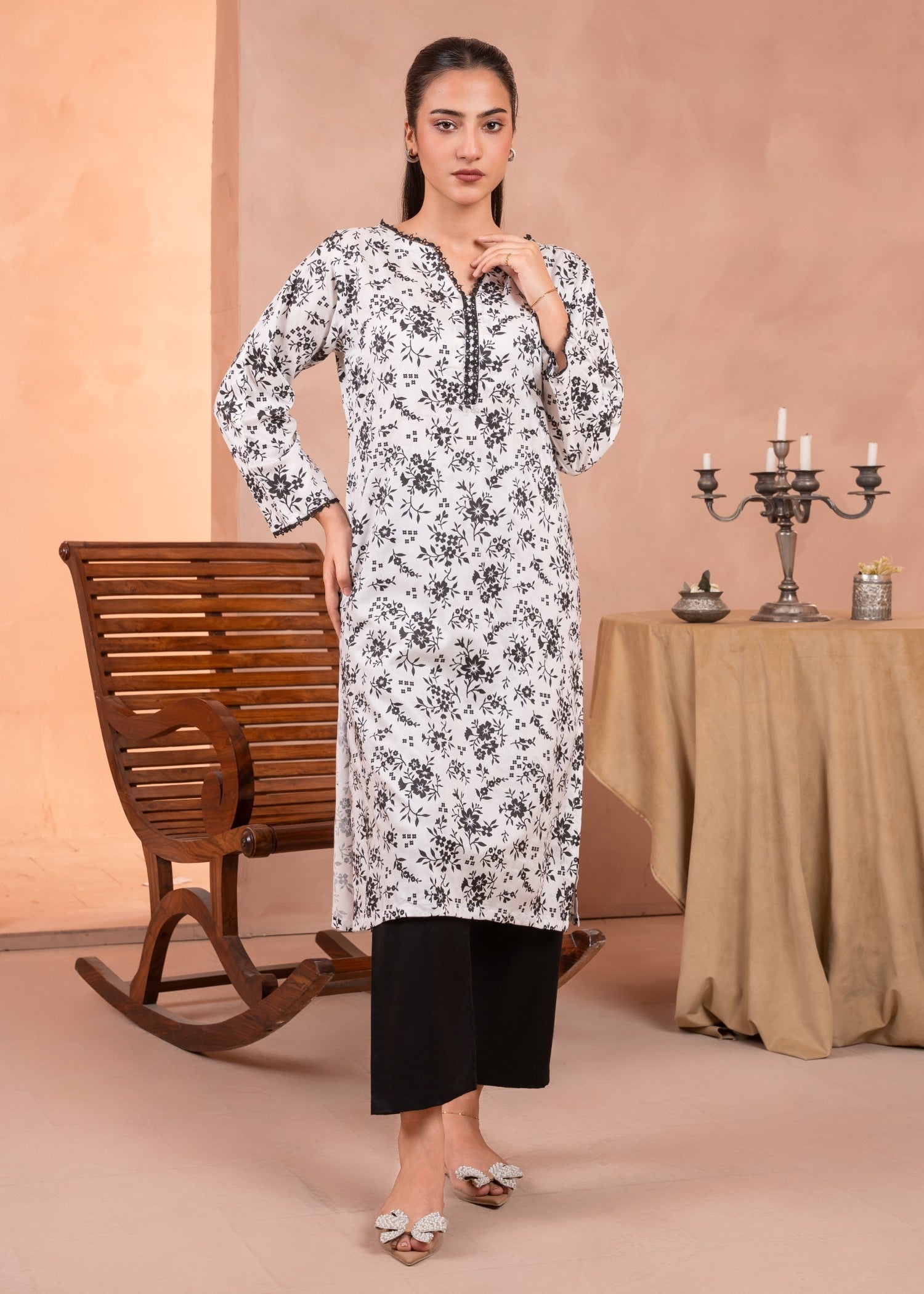Zeekstore Printed Set D102 Women 2pcs