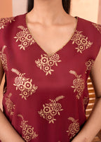 Zeekstore Printed Set D103 Women 2pcs