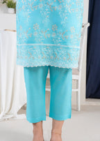 Four Season Boutique SAMBER COTTON AQUA BLUE Women 3pcs