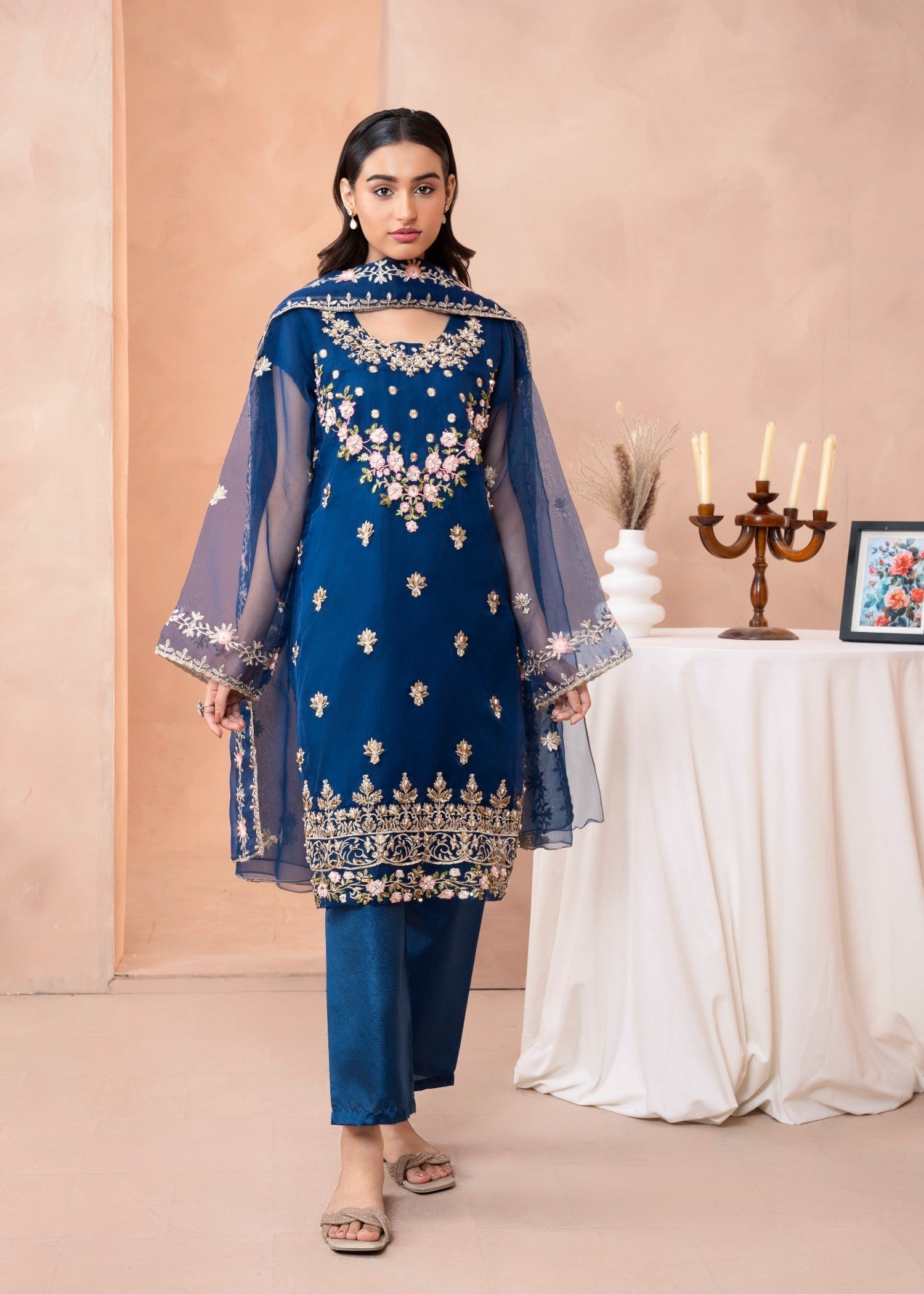 Shefoze Clothing fancy kinza Women 3pcs