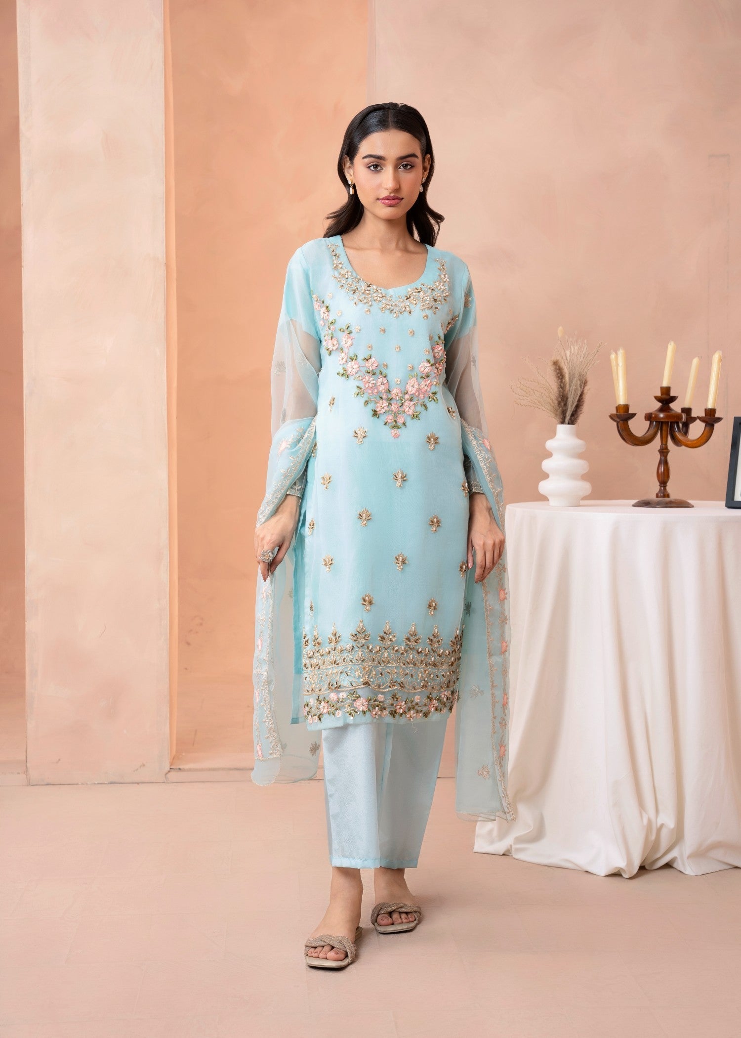 Shefoze Clothing fancy kinza o1 Women 3pcs