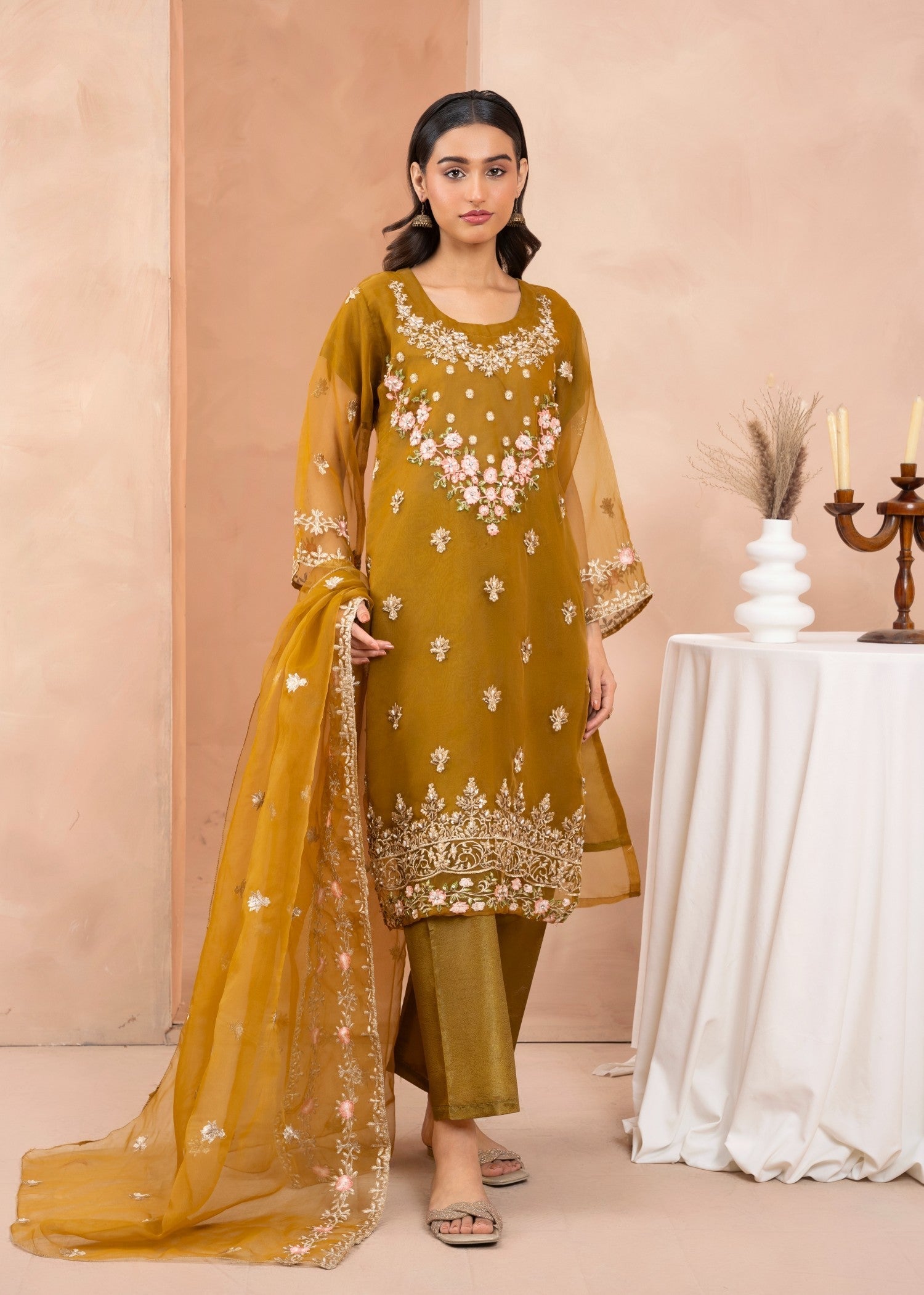 Shefoze Clothing fancy kinza fort Women 3pcs
