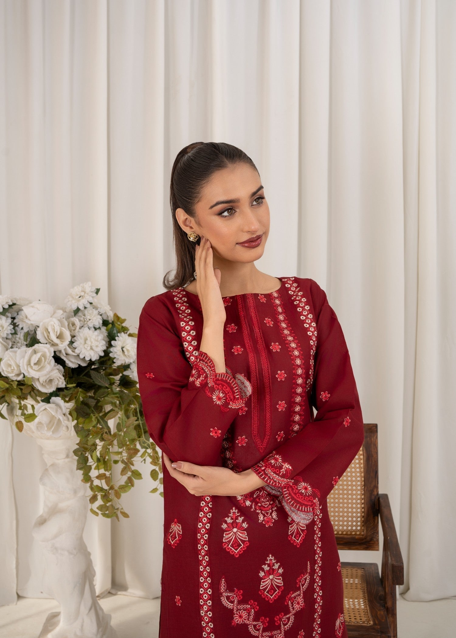 Ramal maroon sage Women 2pcs