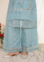 Zarmaad Noor e Nazar 06 – Powder Blue Women 3pcs