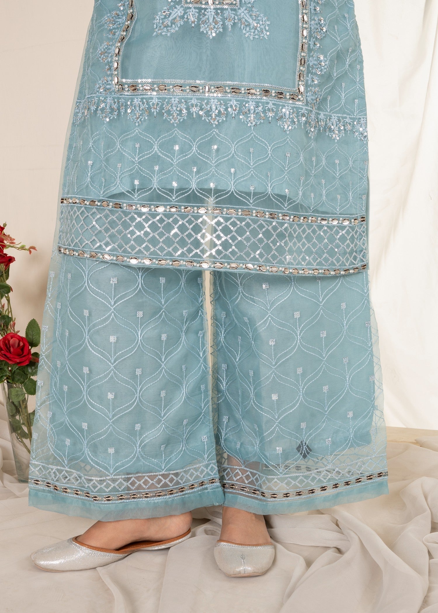 Zarmaad Noor e Nazar 06 – Powder Blue Women 3pcs