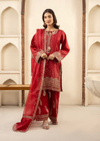 Maira Fashion Red Kurta Set 35 Women 3pcs