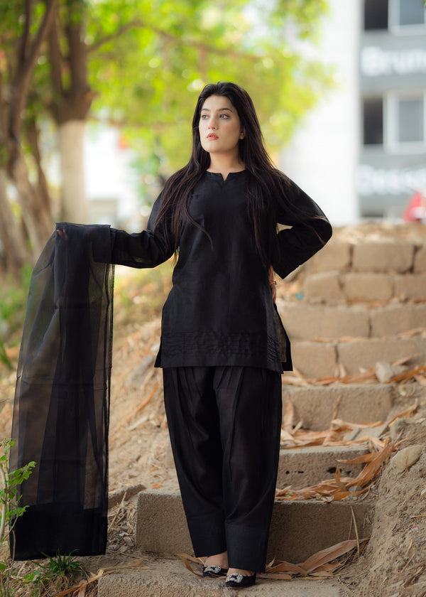 Kaamdar By Nofl Farooq Farshi Shalwar 006 Women 3pcs