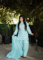 Kaamdar By Nofl Farooq Farshi Shalwar 009 Women 3pcs