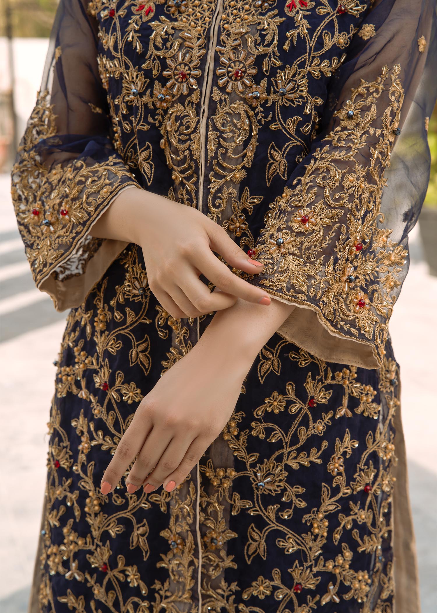 Laleen Blue Jewel Women 4pcs