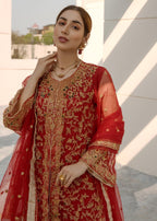 Laleen Red Jewel Women 4pcs