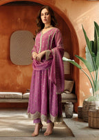 Al-Harir Apparel Gulaal Mauve Women 3pcs