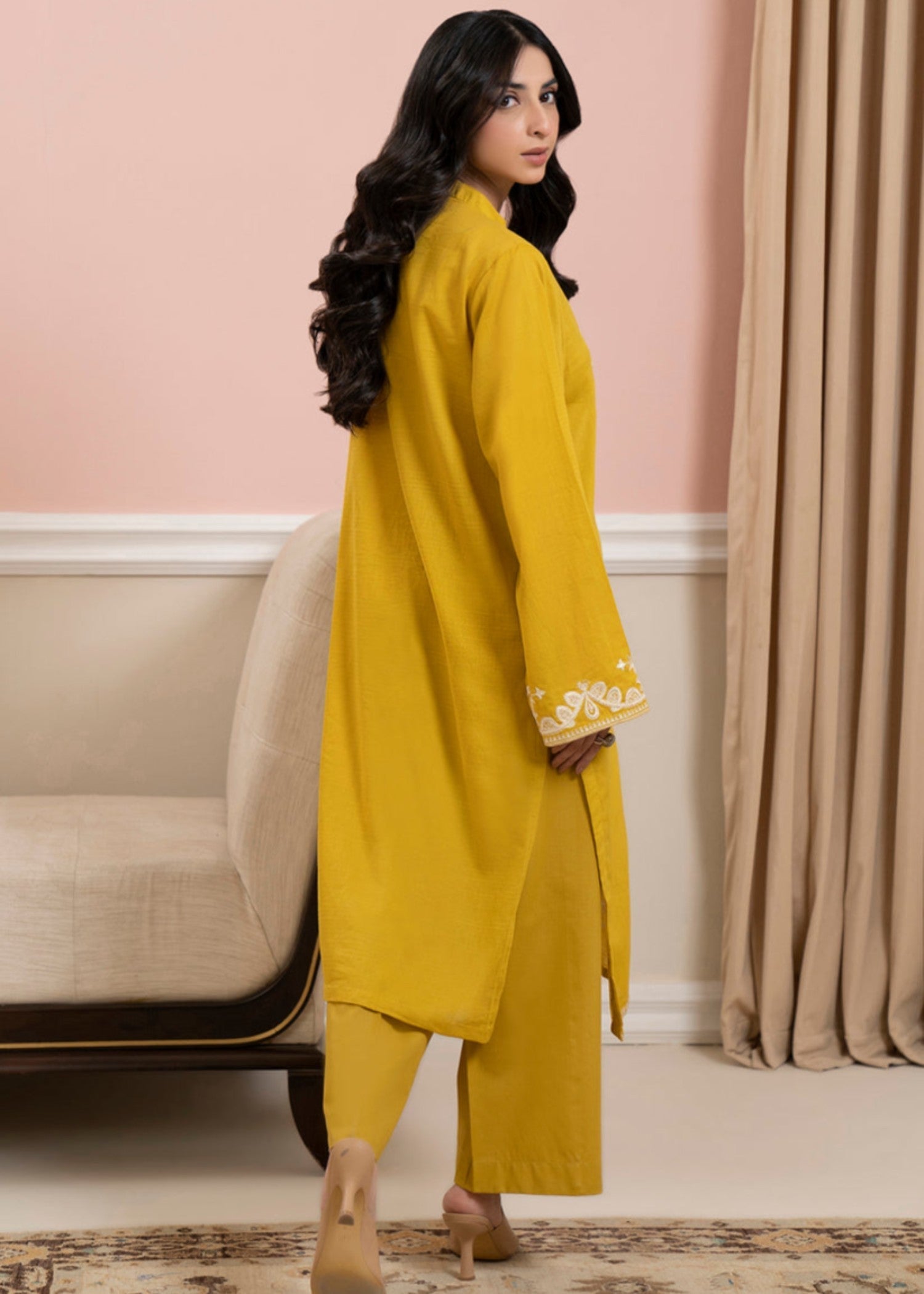 Zellbury WPC2423317 Mustard Women 2pcs