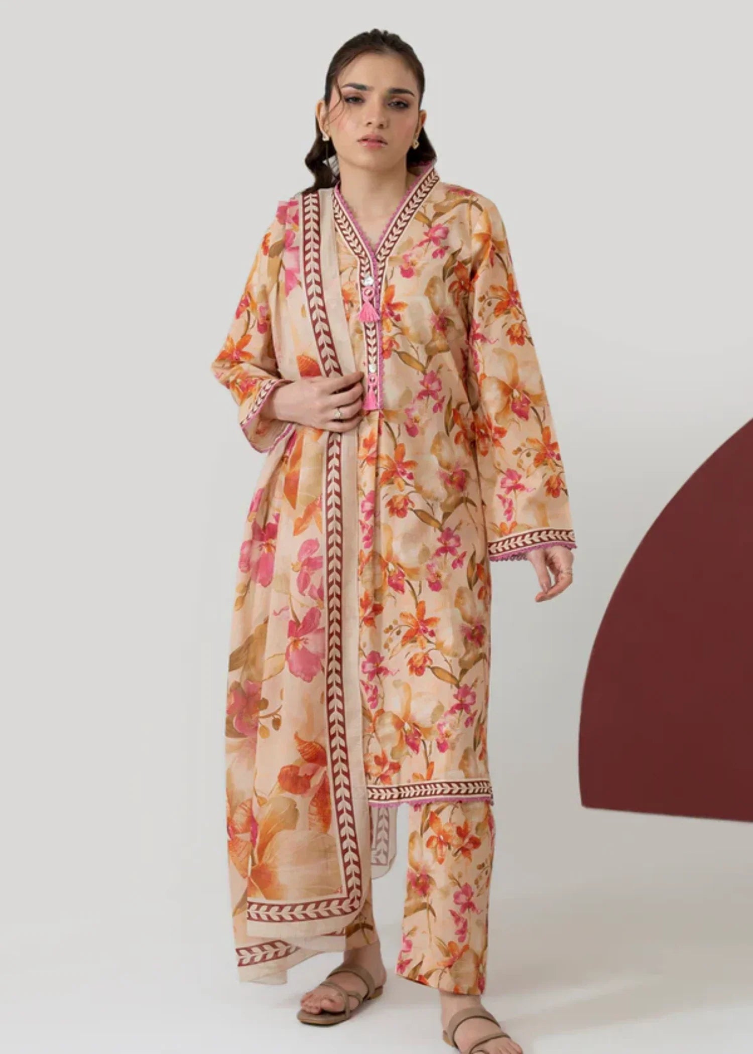 Zellbury WPS2531607 Beige Women 3pcs