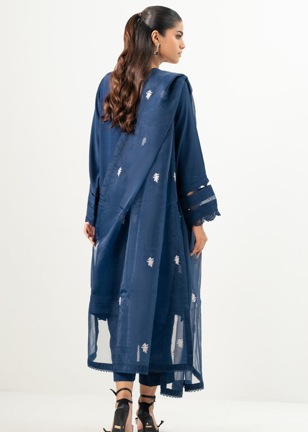 Zeen Stitched Embroidered Dull Raw Silk Suit WZM34533 Women 3pcs