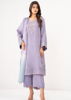 Zeen Stitched Embroidered Organza Suit WZM35124 Women 3pcs