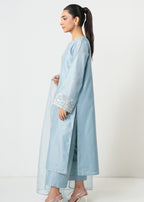 Zeen Stitched Embroidered Cotton Net Suit WZM35145 Women 3pcs