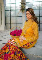 Aqasi sandal ( gharara set) Women 2pcs