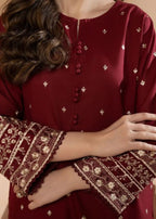 Tawakal Closet Pop Garnet Linen Women 2pcs