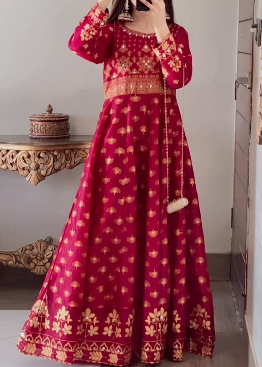 1 Mahoor Haven maroon new design 0057 Women 3pcs