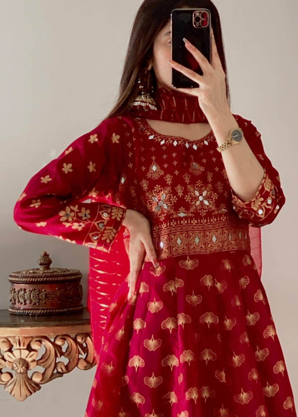 1 Mahoor Haven maroon new design 0057 Women 3pcs