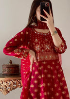 1 Mahoor Haven maroon new design 0057 Women 3pcs