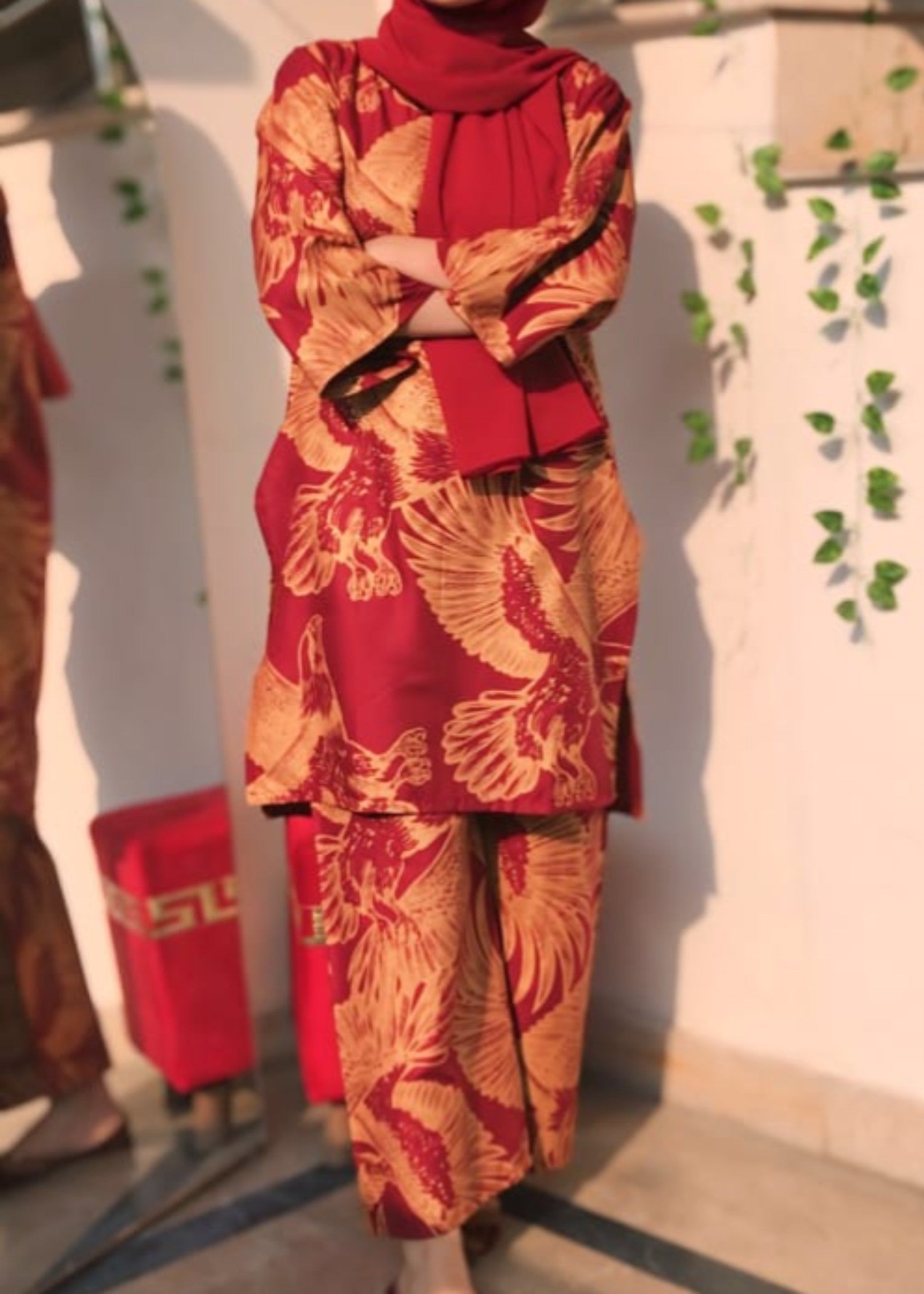 Haraj Collections MIRHA Printed Set Women 2pcs