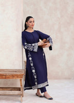 Gulposh Arzuo Long Length (Embroidery ) Blue Women 2pcs