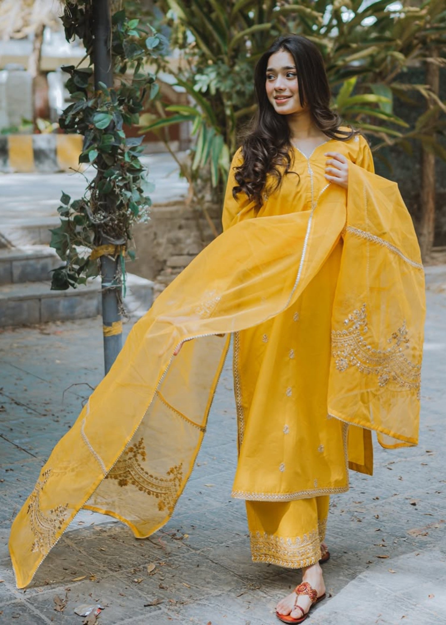Ezno.Pk Mustard Women 3pcs