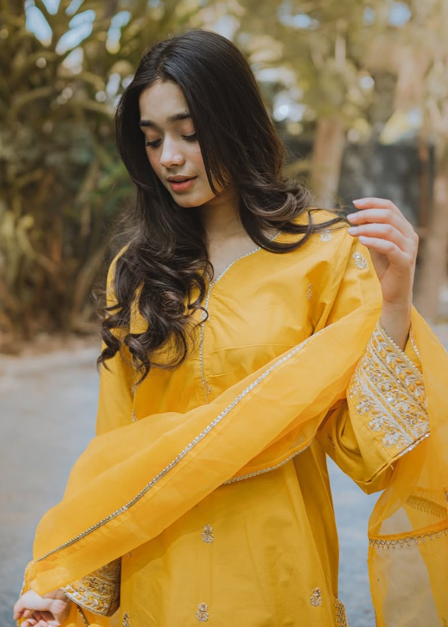 Ezno.Pk Mustard Women 3pcs