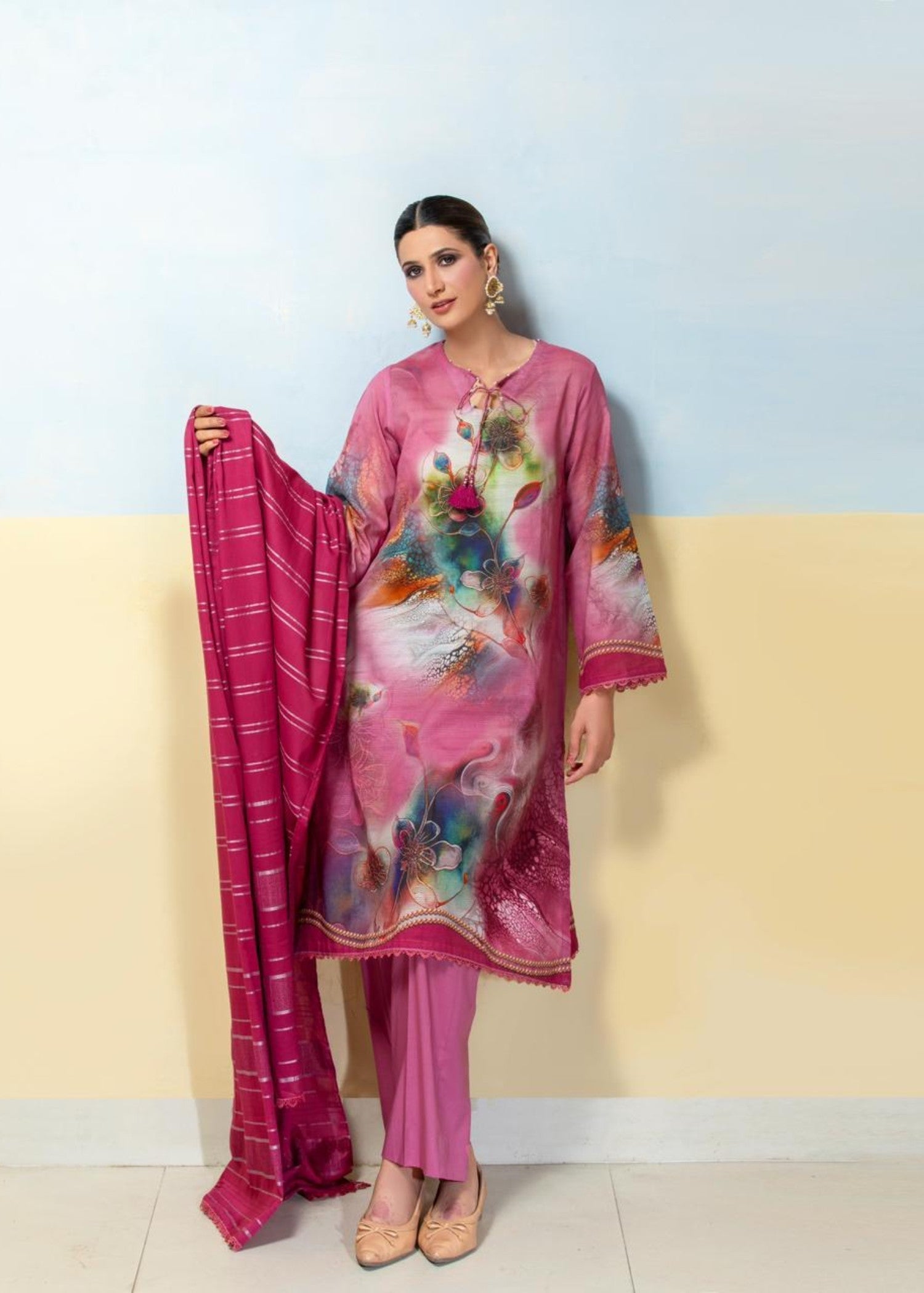 Maryam Rizwan Rosé Dusk Women 3pcs